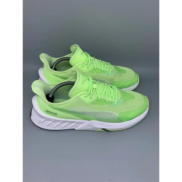 Puma Mercedes-AMG Petronas F1 Wired Run Lime Green Shoes 307036-05 Men's Sz 10.5 - Picture 1 of 10